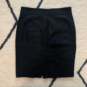 Jcrew black pencil skirt
